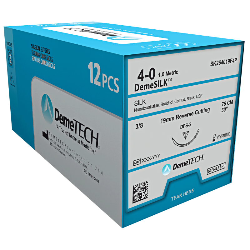 Suture soie DemeSILK