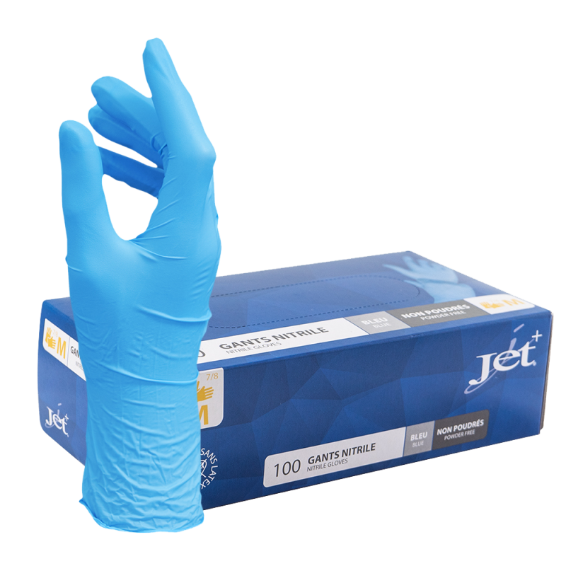 Gants latex usage médical non poudrés ultra résistants - JET –