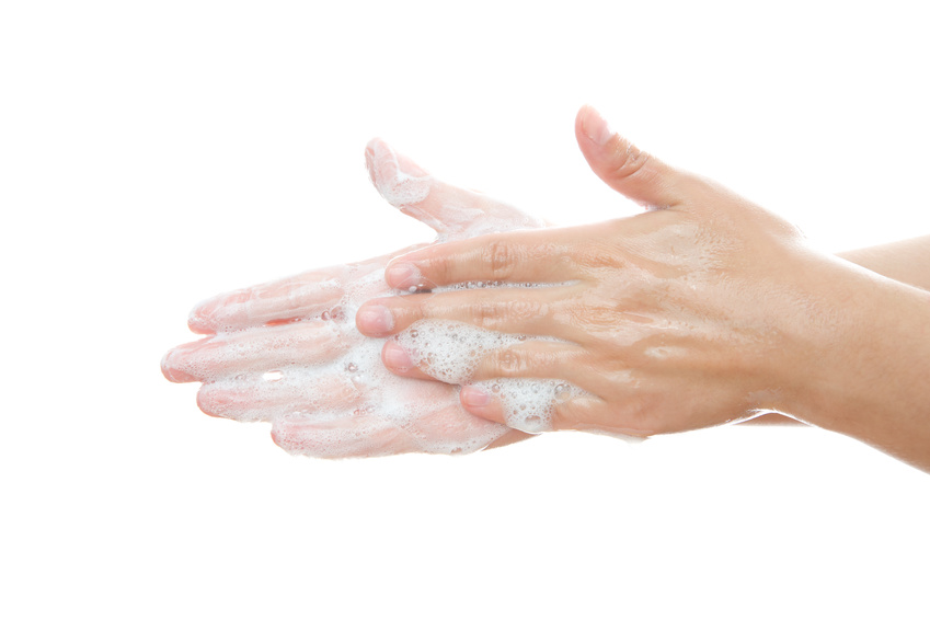 Lavage des mains (savon doux)