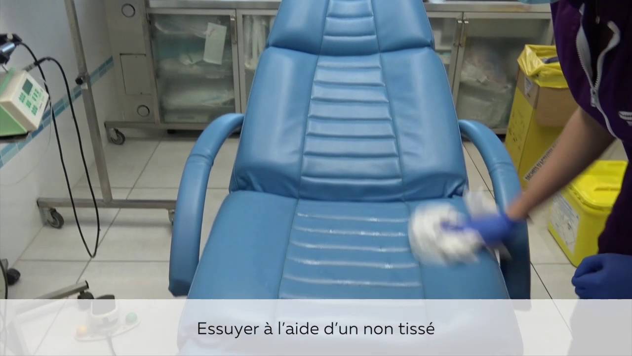 Désinfection des surfaces dentaires